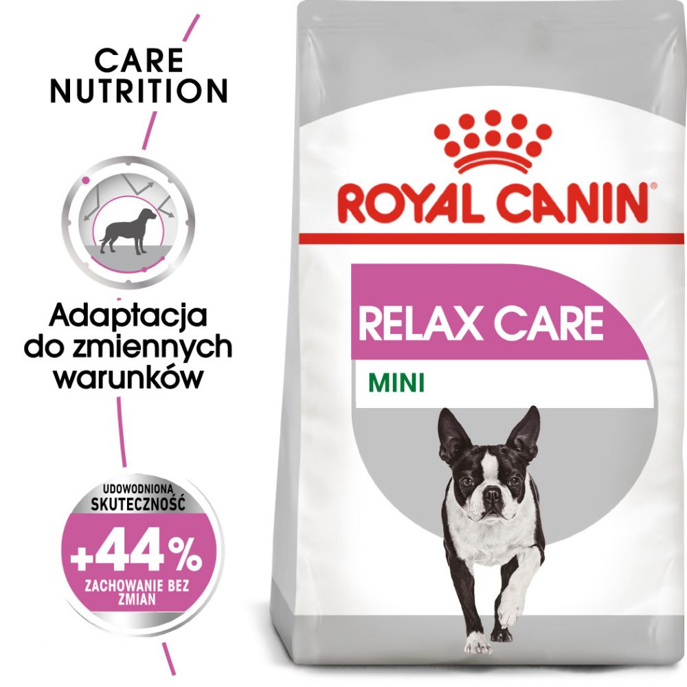 ROYAL CANIN CCN Mini Relax Care Karma Sucha Dla Psów Dorosłych Ras Małych Narażonych Na Działanie Stresu 8 kg