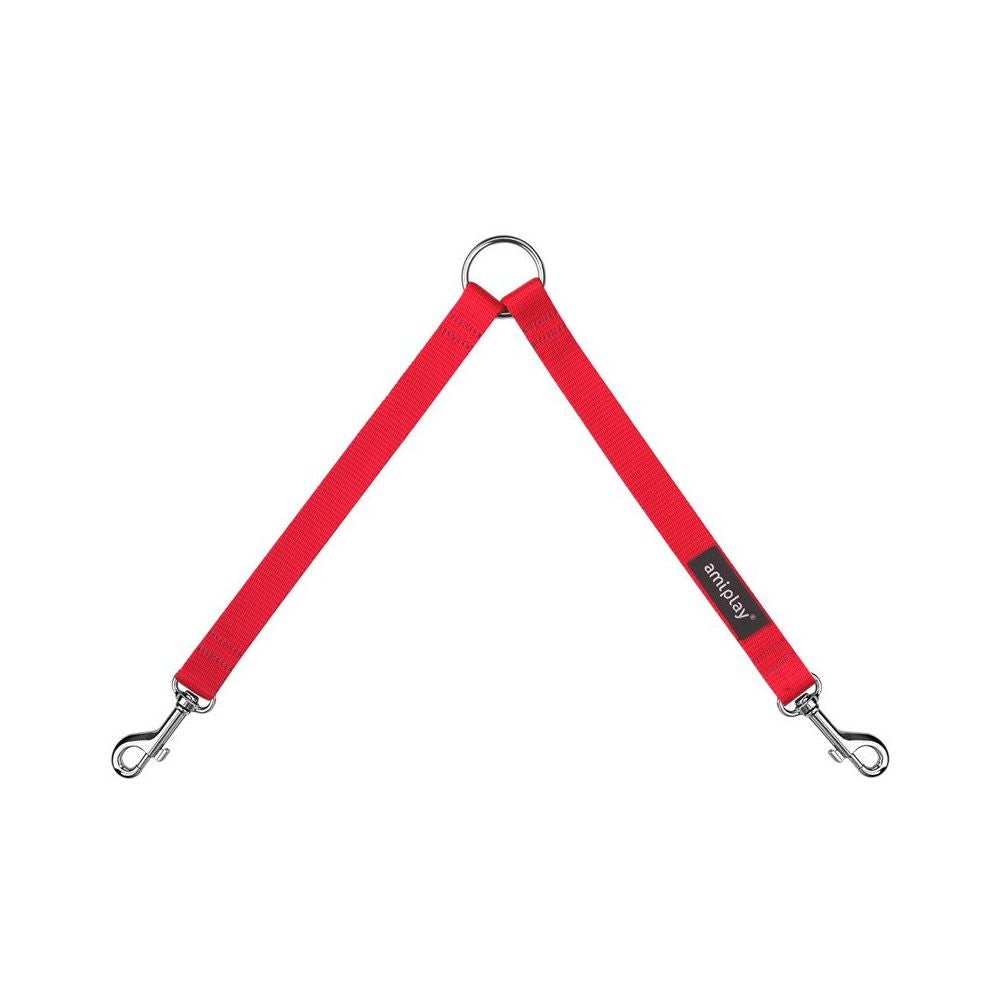 Amiplay Dwójnik Basic Rozmiar M 35 cm x 1,5 cm Czerwony