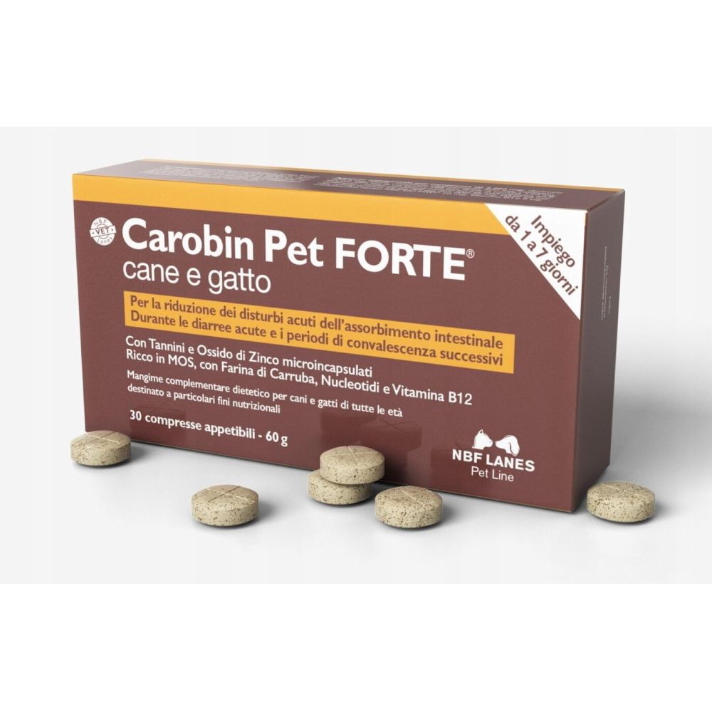 ILOVET Carobin Pet Forte cane e gatto 30 tabletek