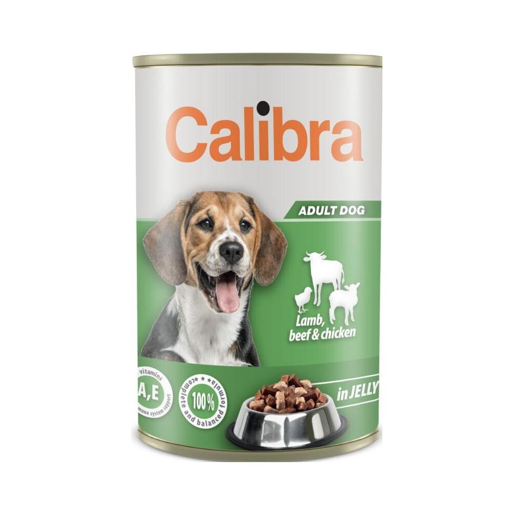CALIBRA Adult Dog Lamb Beef and Chicken 1240g puszka