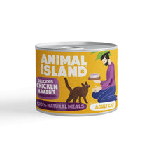 Animal Island Mokra Karma Dla Dorosłych Kotów z Kurczakiem i Królikiem 200 g