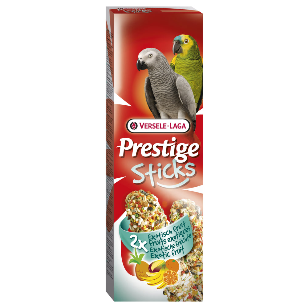 Versele Laga Prestige Sticks Parrots Exotic Fruit Kolby Ziarnowe Dla Papug 2 szt