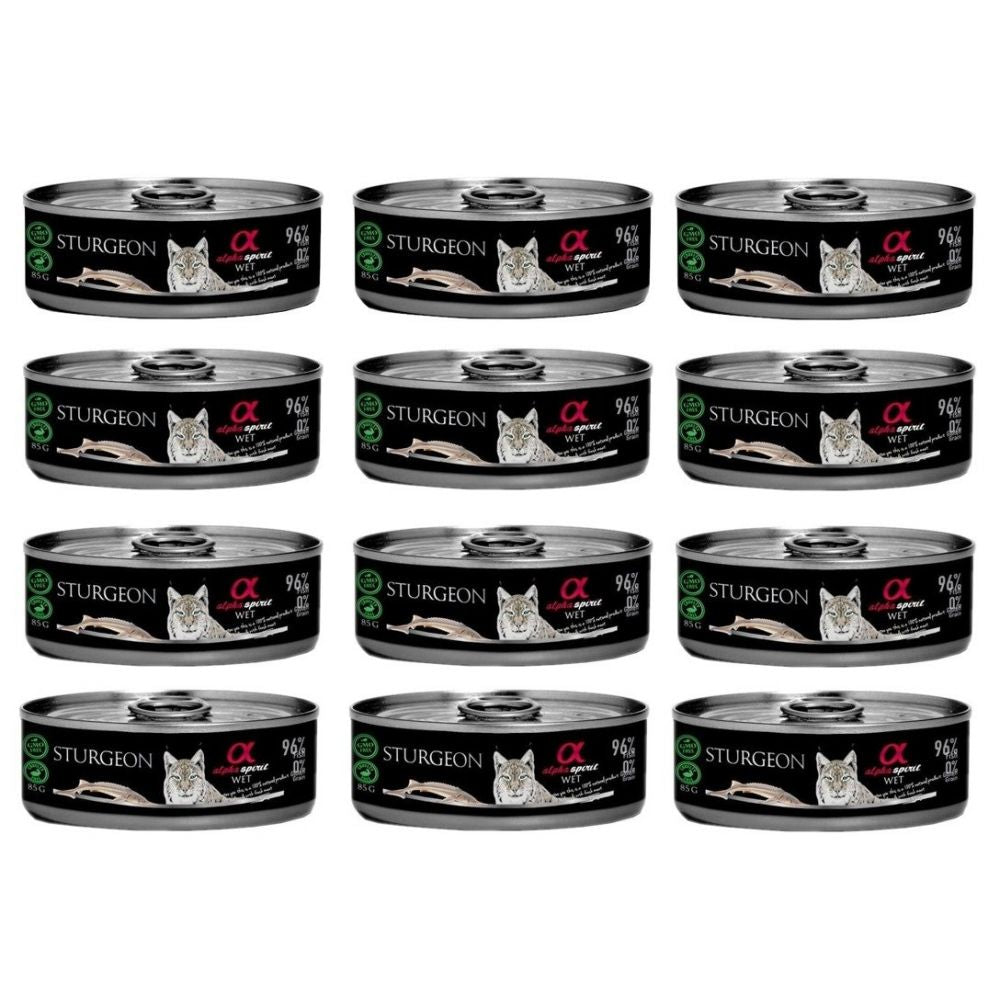 Alpha Spirit Jesiotr 11 x 85 g + 85 g Gratis