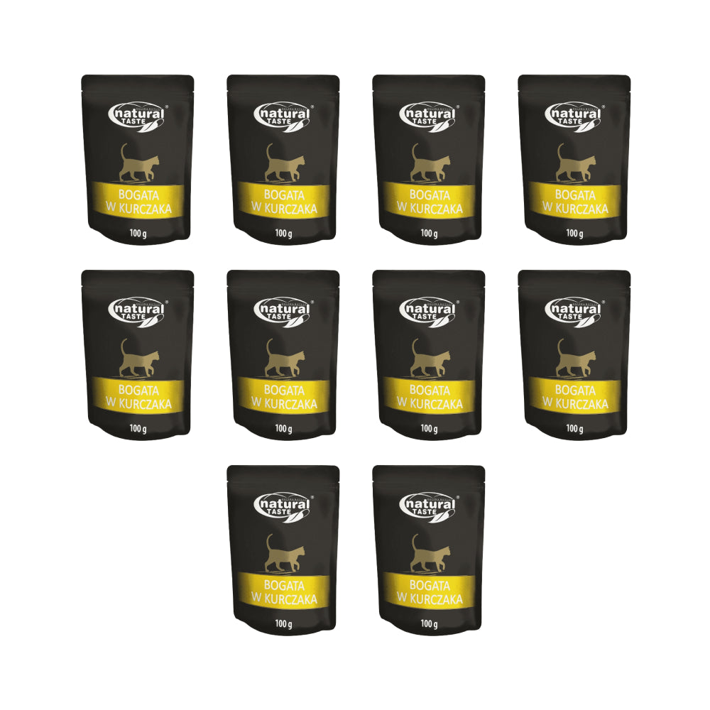 Pakiet Dolina Noteci Natural Taste z Kurczakiem Kot 10 x 100 g