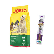 Pakiet Josera Solido JosiDog 21/8 Niskotłuszczowa 18 kg + Brit Lets Bite Beef Stick 12 g GRATIS