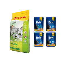 Pakiet Josera SensiCat 10 kg + 4 saszetki Brit Cat Łosoś z Pstrągiem 100 g GRATIS!