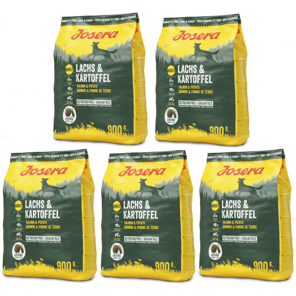 Pakiet Josera Lachs & Kartoffel Łosoś Ziemniaki Bezzbożowa 5 x 900 g