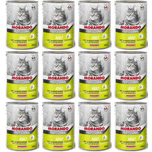 Pakiet Morando Pro Mokra Karma Dla Kota Pasztet z Wołowiną i Warzywami 12 x 400 g