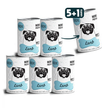 Pakiet Paka Zwierzaka Pepe Monoproteinowa Karma Dla Psa Jagnięcina 5 x 400 g + 1 Puszka GRATIS!