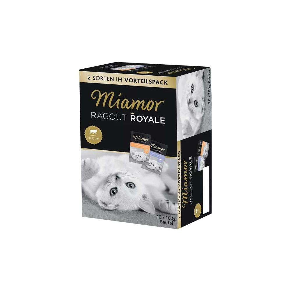 Miamor Ragout Royale Kitten in Jelly Drób i Wołowina 12x100g w galaretce