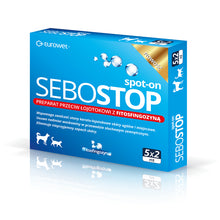 Eurowet Sebostop Spot-on Preparat Przeciw Łojotokowi Dla Psów i Kotów 5 x 2 ml