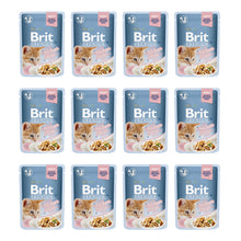 Pakiet Brit Premium Chicken Fillets Kurczak Kitten Mokra Karma Dla Kociąt 12 x 85 g