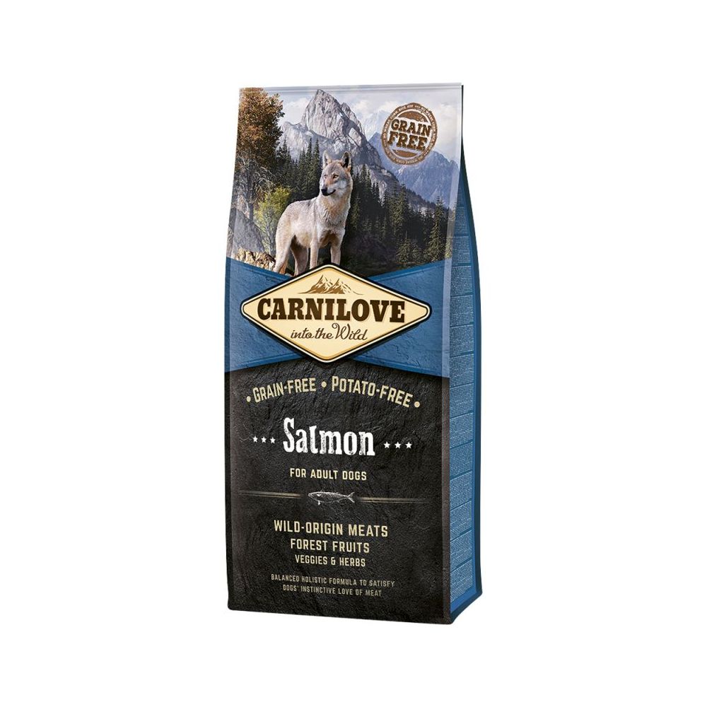 Brit Carnilove Salmon Łosoś Bezzbożowa Adult Dogs Karma Dla Dorosłych Psów 12 kg