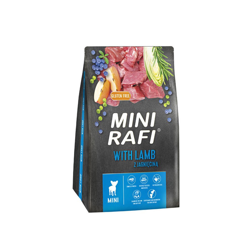 Dolina Noteci Rafi Mini Sucha Karma Dla Dorosłych Psów Małych Ras z Jagnięciną 3 kg