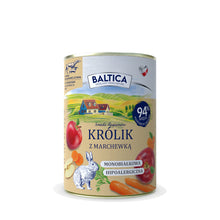 BALTICA Karma mokra Królik z marchewką 400g bezzbożowa