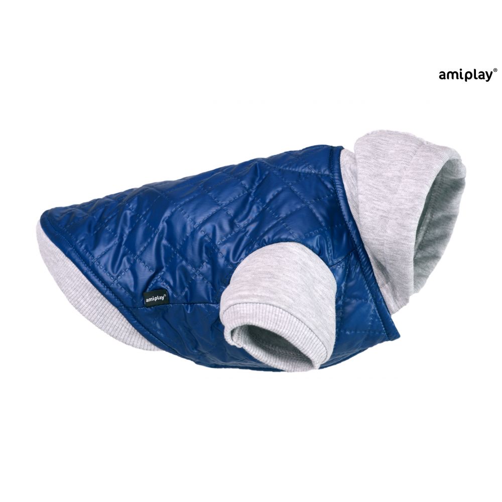 Amiplay Kurtka Z Kapturem Dla Psa Boston 37 cm Granatowa