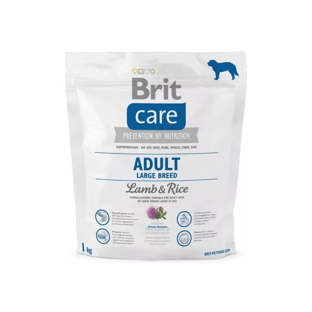 Brit Care Lamb & Rice Adult Large Breed Jagnięcina & Ryż Karma Dla Dorosłych Psów Dużych Ras 1 kg
