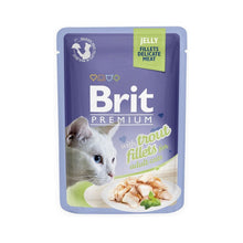 Brit Premium Trout Fillets in Jelly Pstrąg Galaretka Mokra Karma Dla Kota 85 g