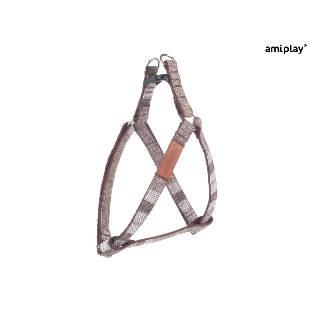 Amiplay Szelki Regulowane Dla Psa London Brązowe Rozmiar M