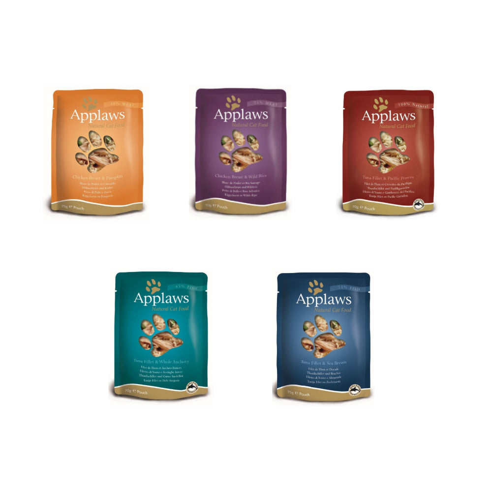Pakiet Applaws Dla Kota Mix Smaków 5 x 70 g