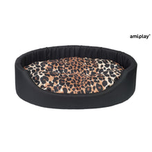AmiPlay Legowisko Owalne Fun Czarne Rozmiar XS