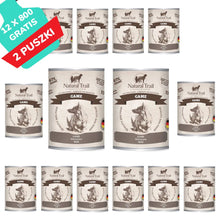 Natural Trail Dziczyzna Bezzbożowa Karma Dla Psa 12 x 800 g + 2 gratis