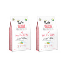 Pakiet Brit Care Dog Hair & Skin Insect & Fish Karma Dla Psa 2 x 3 kg