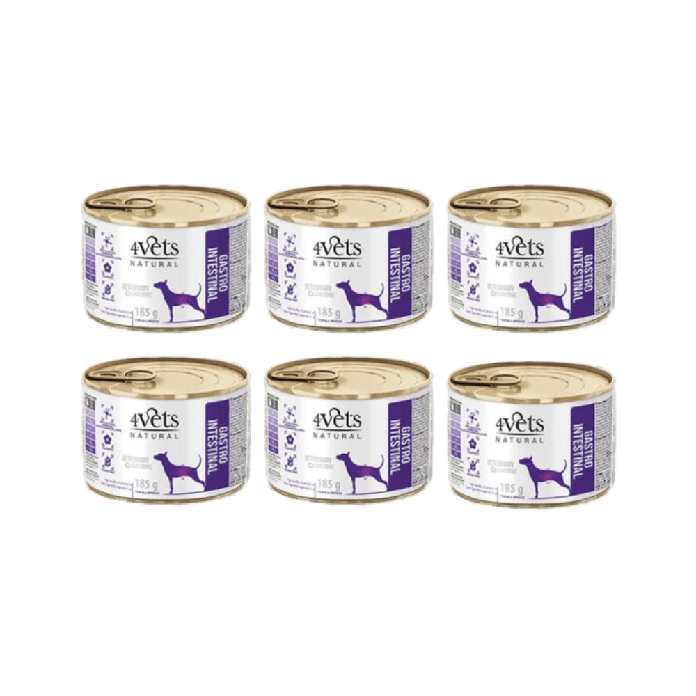 Pakiet 4VETS Natural Dog Gastro Intestinal 6x185g