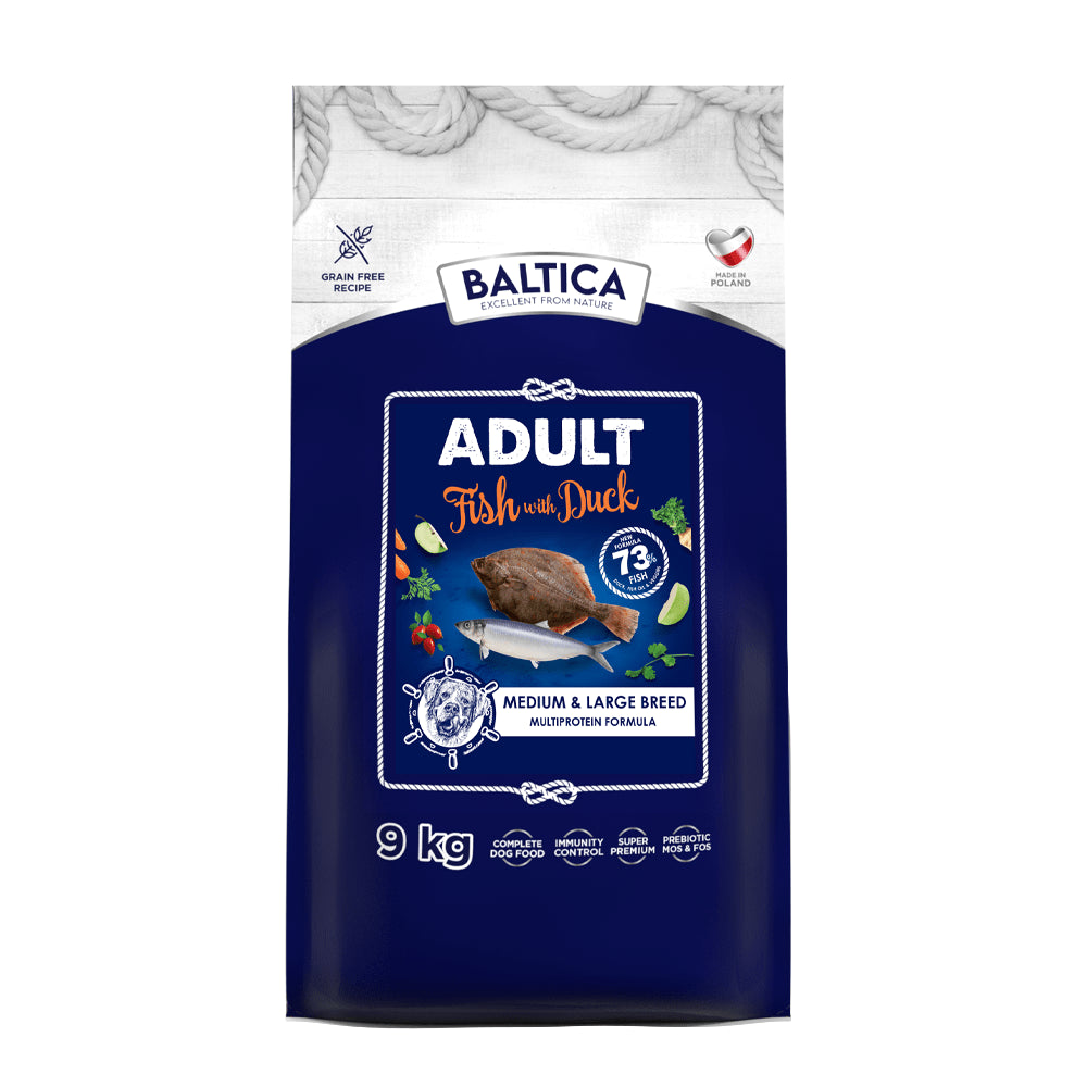 BALTICA Adult Fish with Duck M/L 9kg