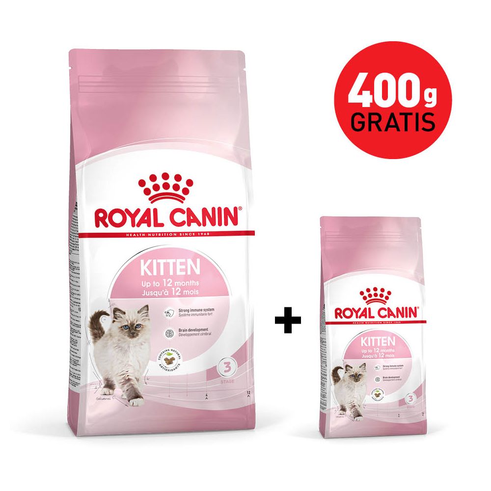 Pakiet Royal Canin Kitten 10 kg + 400 g Gratis!