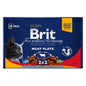 Brit Care Meat Kurczak Indyk Wołowina Plate 4 x 100 g