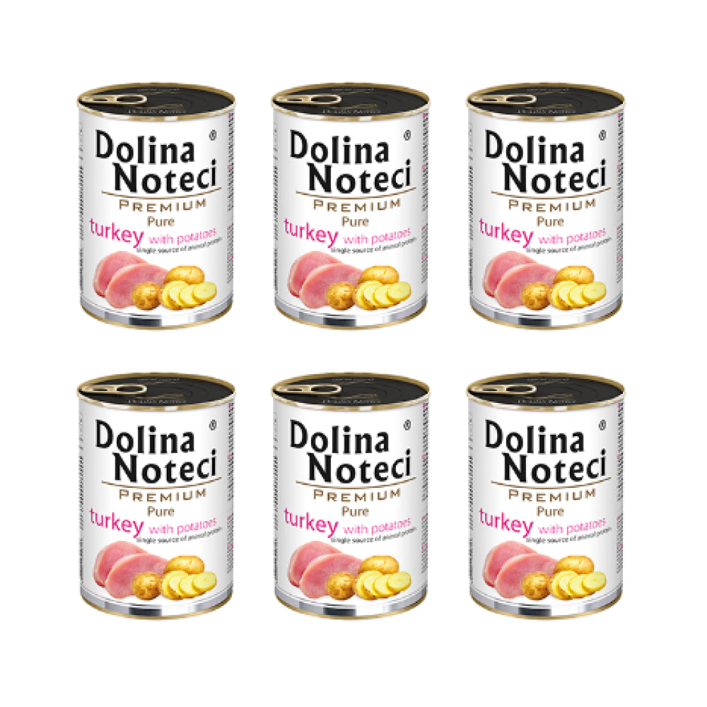 Pakiet Dolina Noteci Pure Indyk z Ziemniakami 6 x 400 g