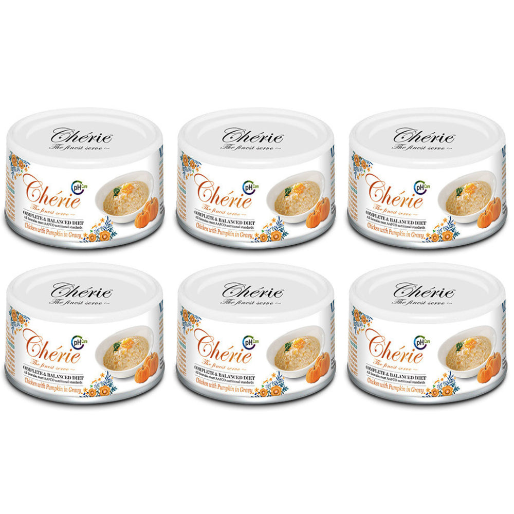 Pakiet Pettric Cherie Karma Dla Kota Kurczak z Dynią 6 x 80 g