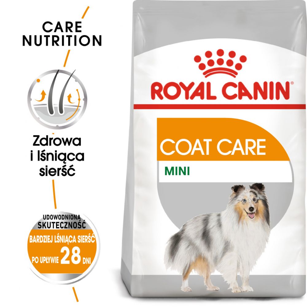 ROYAL CANIN CCN Mini Coat Care Karma Sucha Dla Psów Dorosłych Ras Małych O Matowej Sierści 1 kg