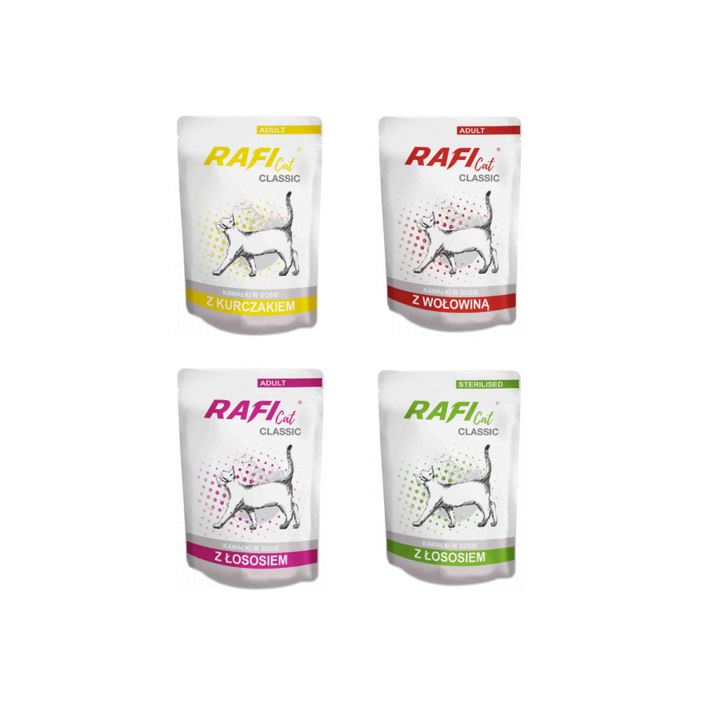 Pakiet Rafi Cat Dla Kota Mix Smaków 4 x 85 g