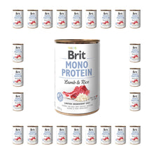 Pakiet Brit Mono Protein Lamb & Rice Jagnięcina Ryż Mokra Karma Dla Psa 24 x 400 g