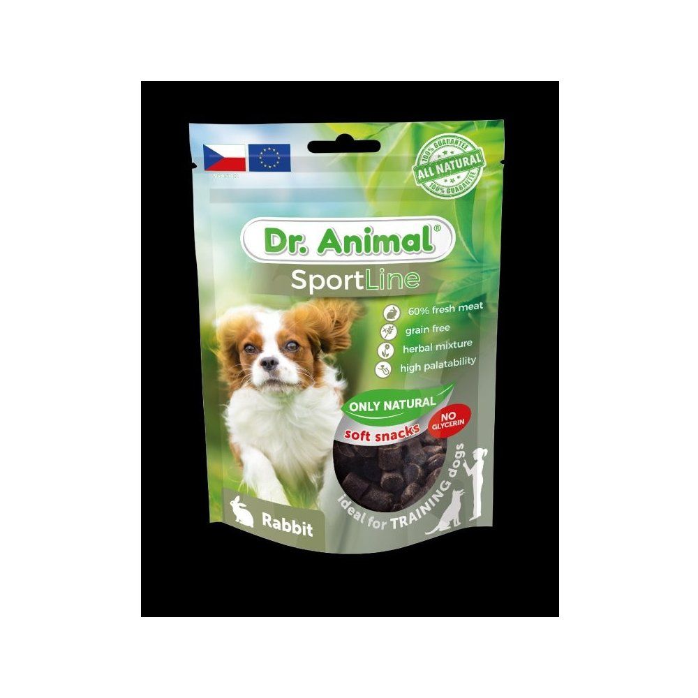 Brit Dr. Animal Sportline Rabbit Królik Przysmak Dla Psa 100 g