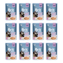 Pakiet Brit Premium Sterilised Cats Salmon Fillets Łosoś Karma Dla Kota  12 x 85 g