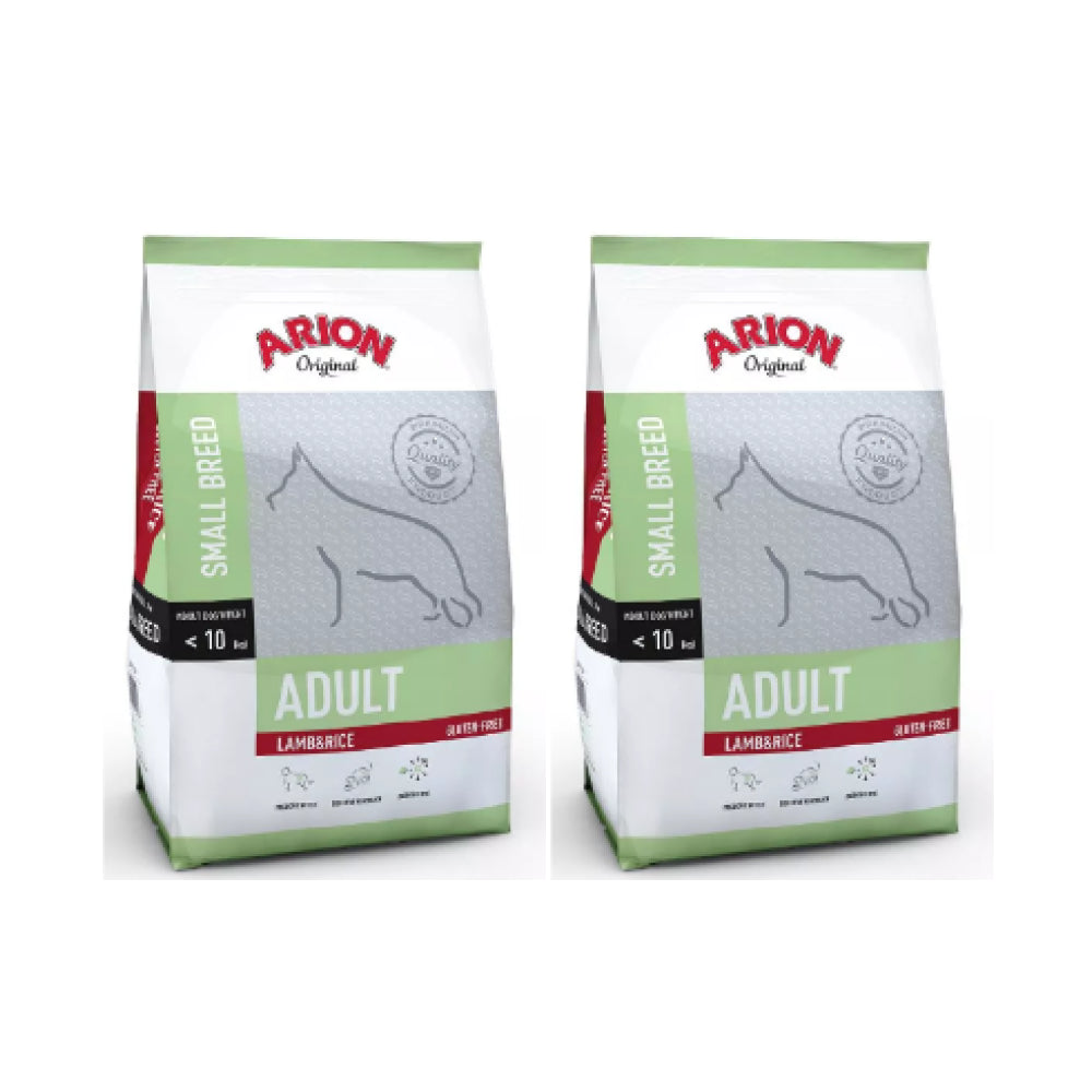 Pakiet Arion Original Adult Small Lamb & Rice Jagnięcina & Ryż  Dla Dorosłych Psów Małych Ras 2 x 3 kg