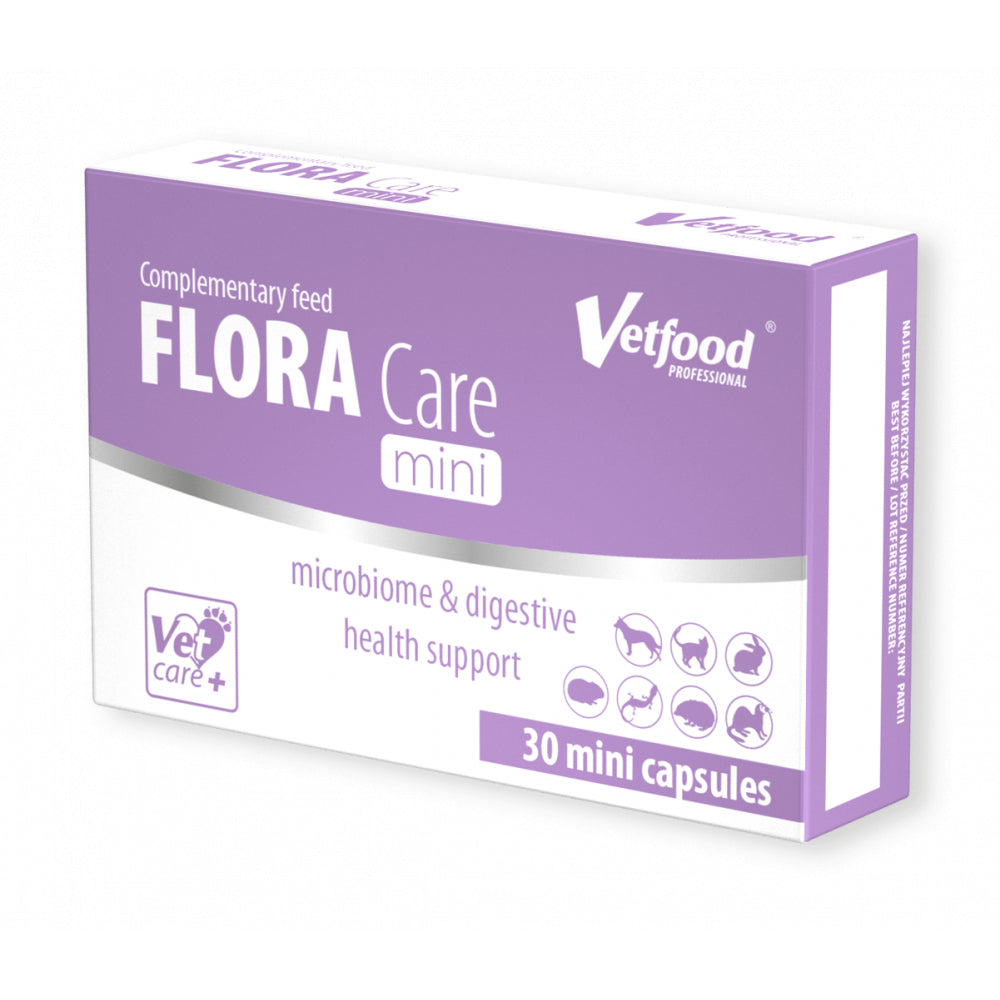 VETFOOD Flora Care mini 30 kapsułek na biegunkę