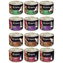 Pakiet Savory Dog Adult Karma Mokra Dla Dorosłych Psów Mix Smaków 12 x 200 g