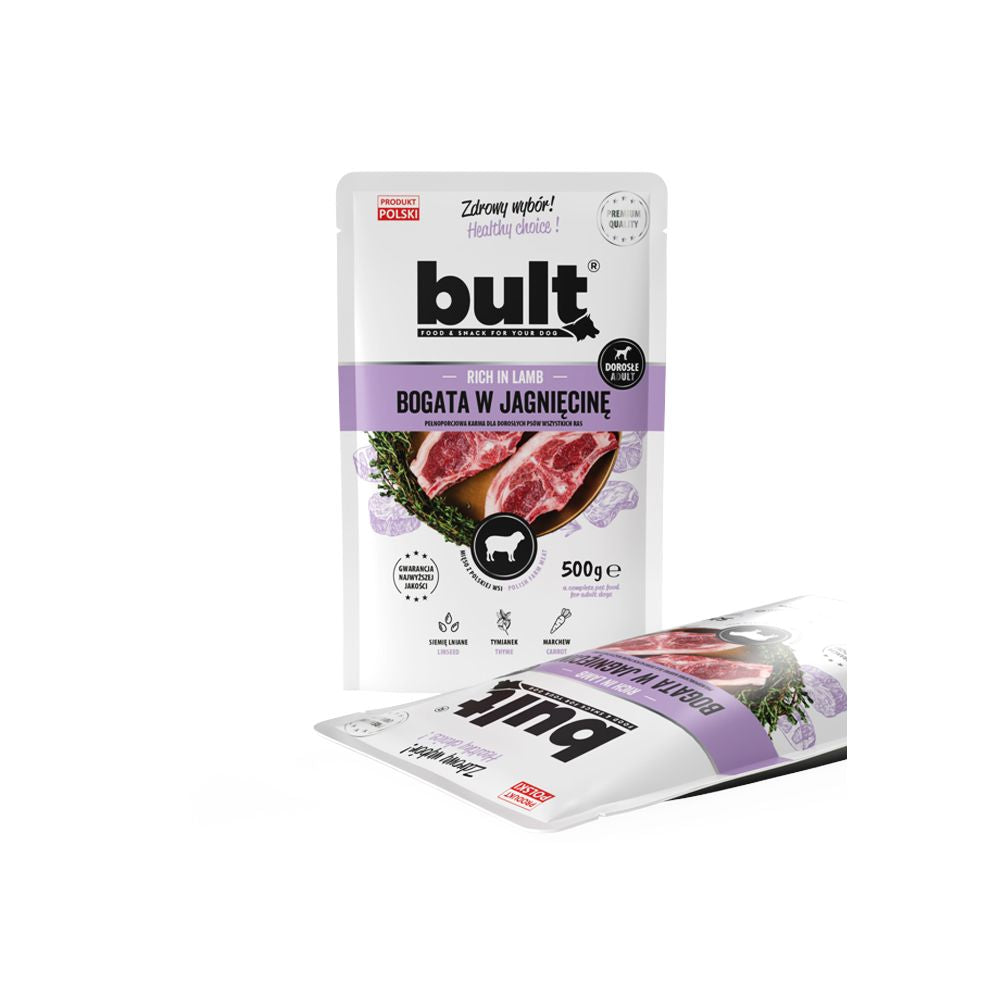 Bult Saszetka Bogata w Jagnięcinę Mokra Karma Dla Psa 500 g