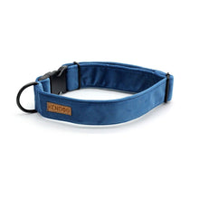 Kendog Obroża Velvet Rozmiar S 2,5 cm Niebieska