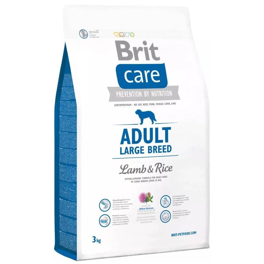 Brit Care Lamb & Rice Jagnięcina Adult Large Breed Karma Dla Dorosłych Psów Dużych Ras  3 kg