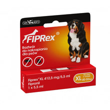 Fiprex Roztwór Do Nakrapiania Dla Psów XL 40 kg do 55 kg 1 Pipeta 5,5 ml