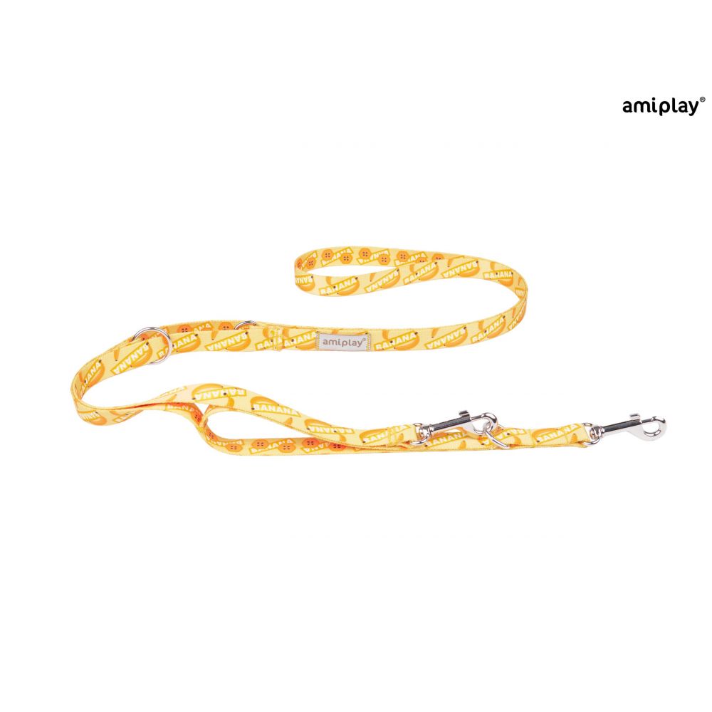 Amiplay Smycz 7in1 BeHappy Rozmiar S Banana