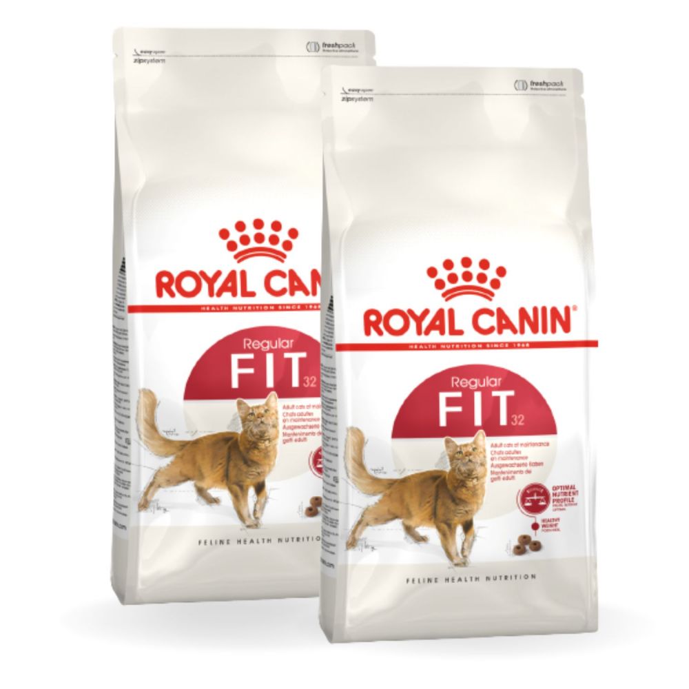 Pakiet ROYAL CANIN FIT 32 karma sucha dla kotów dorosłych, wspierająca idealną kondycję 2 x 2 kg