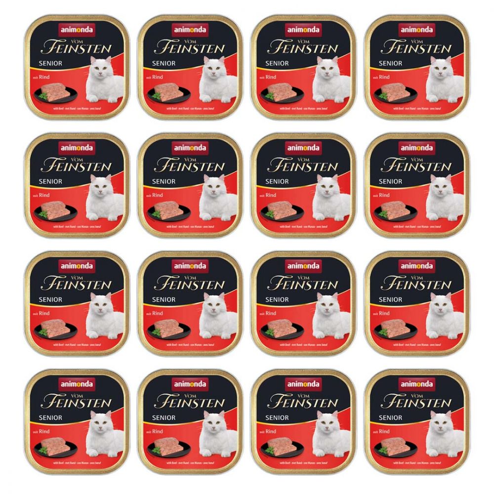 Pakiet Animonda Vom Feinsten Wołowina Senior 16 x 100 g
