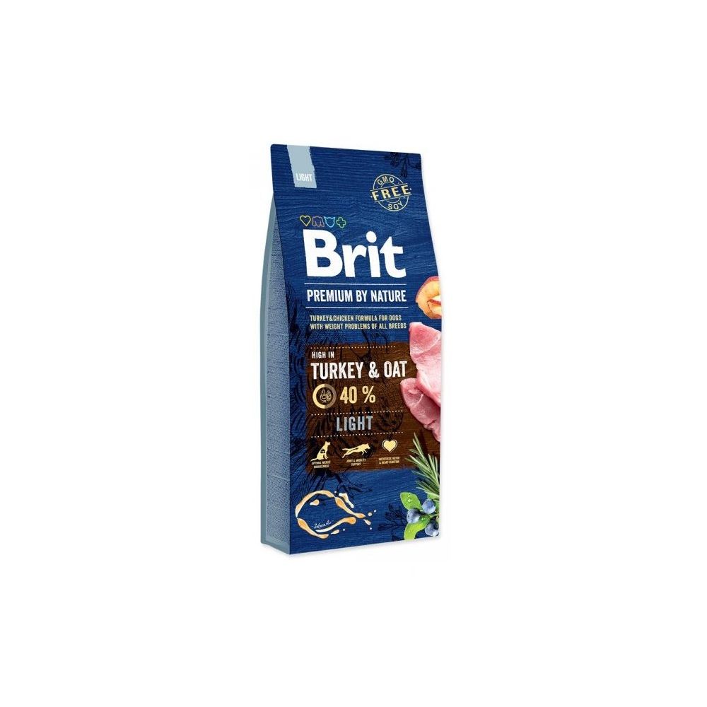 Brit Premium By Nature Light Turkey & Oat Indyk & Owies Karma Dla Psów 15 kg