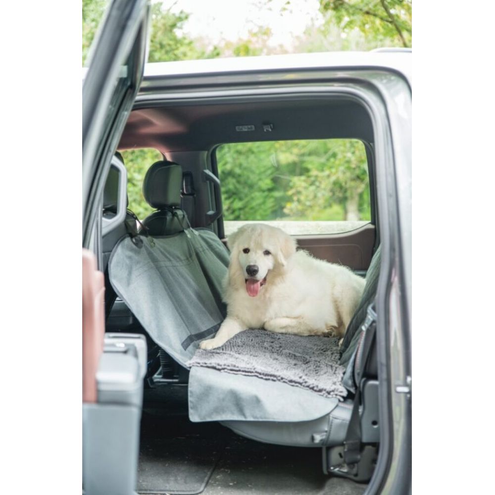 Dirty Dog Pokrowiec Samochodowy Na Tylną Kanapę Szary 148 x 136 cm